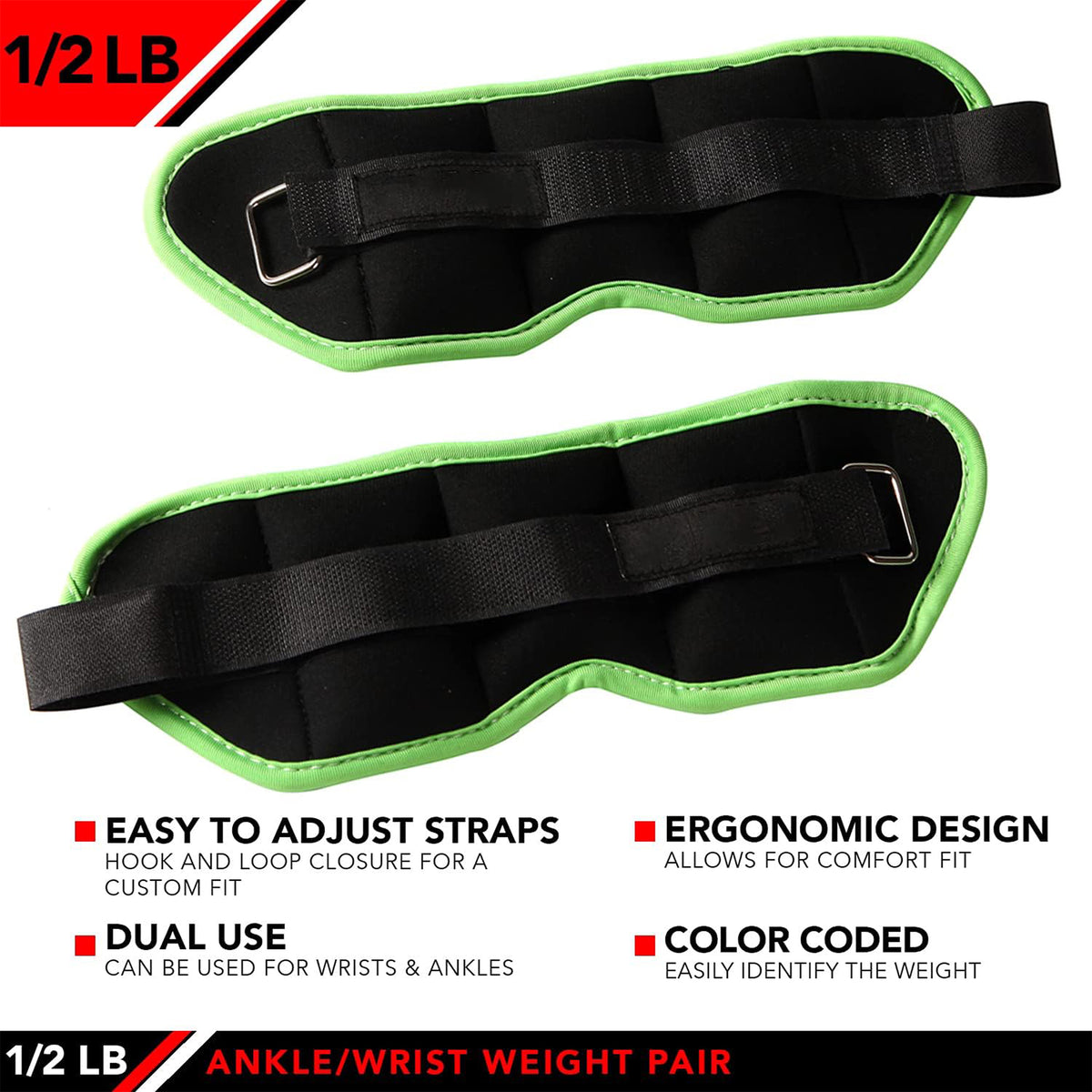 Champion Sports JFIT Ankle Weights - Pair