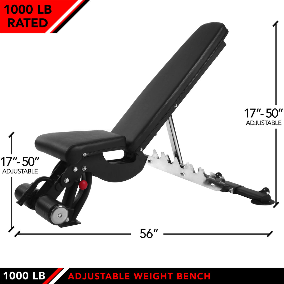 Champion Sports JFIT Adjustable Weight Bench
