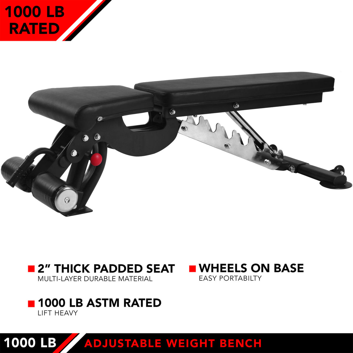 Champion Sports JFIT Adjustable Weight Bench