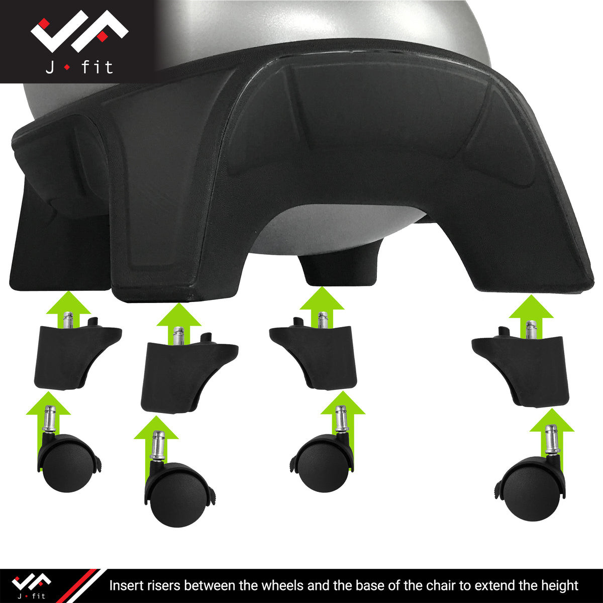 Champion Sports JFIT Elliptic Stability Ball Chair