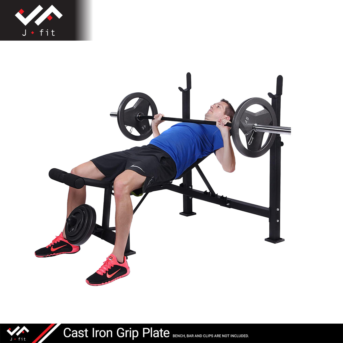 Champion Sports JFIT Cast Iron Grip Plate