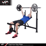 Champion Sports JFIT Cast Iron Grip Plate