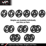 Champion Sports JFIT Cast Iron Grip Plate