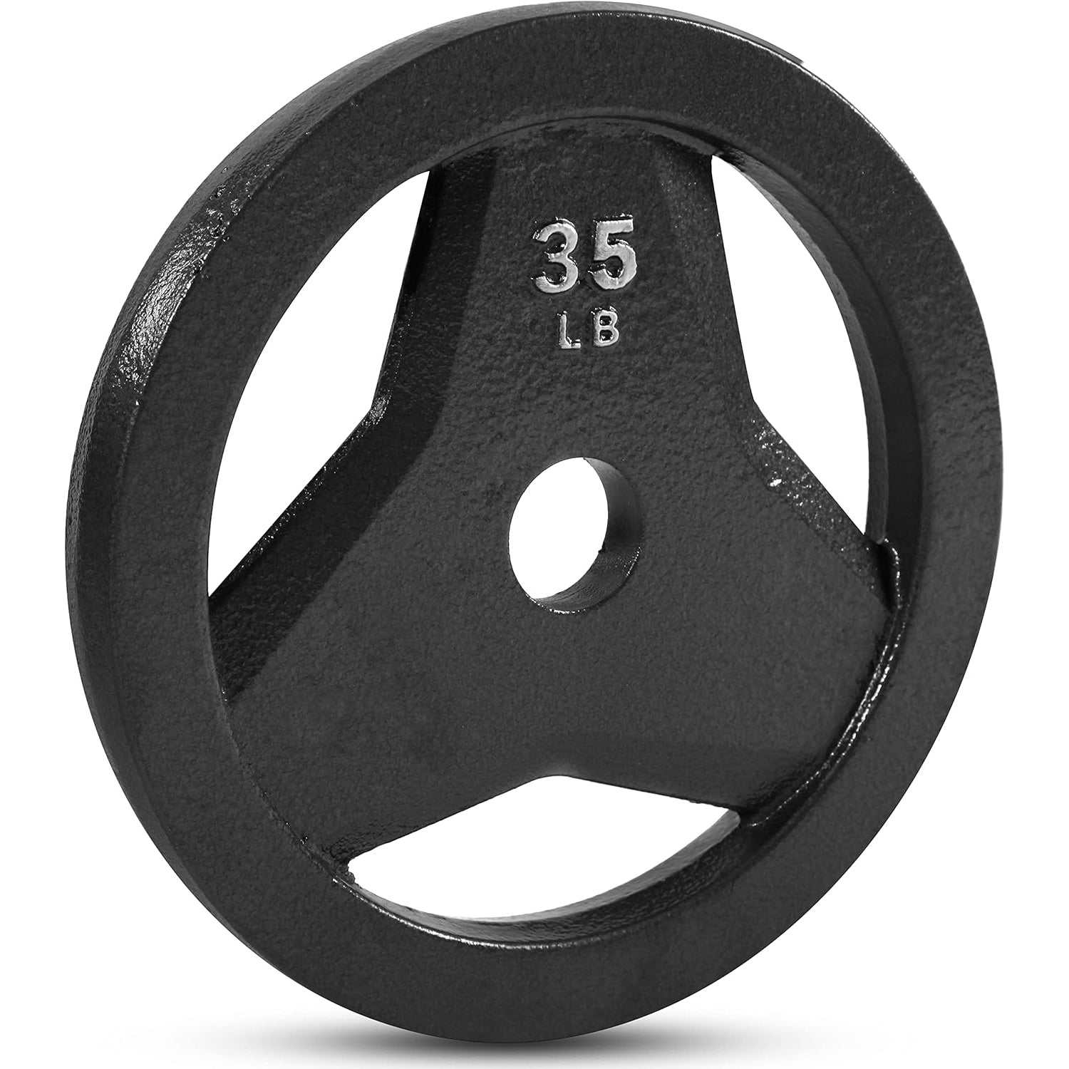 Champion Sports JFIT Cast Iron Grip Plate - 35 lb / Single