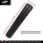 Champion Sports JFIT 36" EVA Foam Roller with Black Vinyl Cover