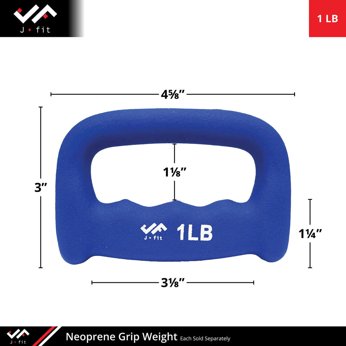 Champion Sports JFIT Neoprene Grip Weight