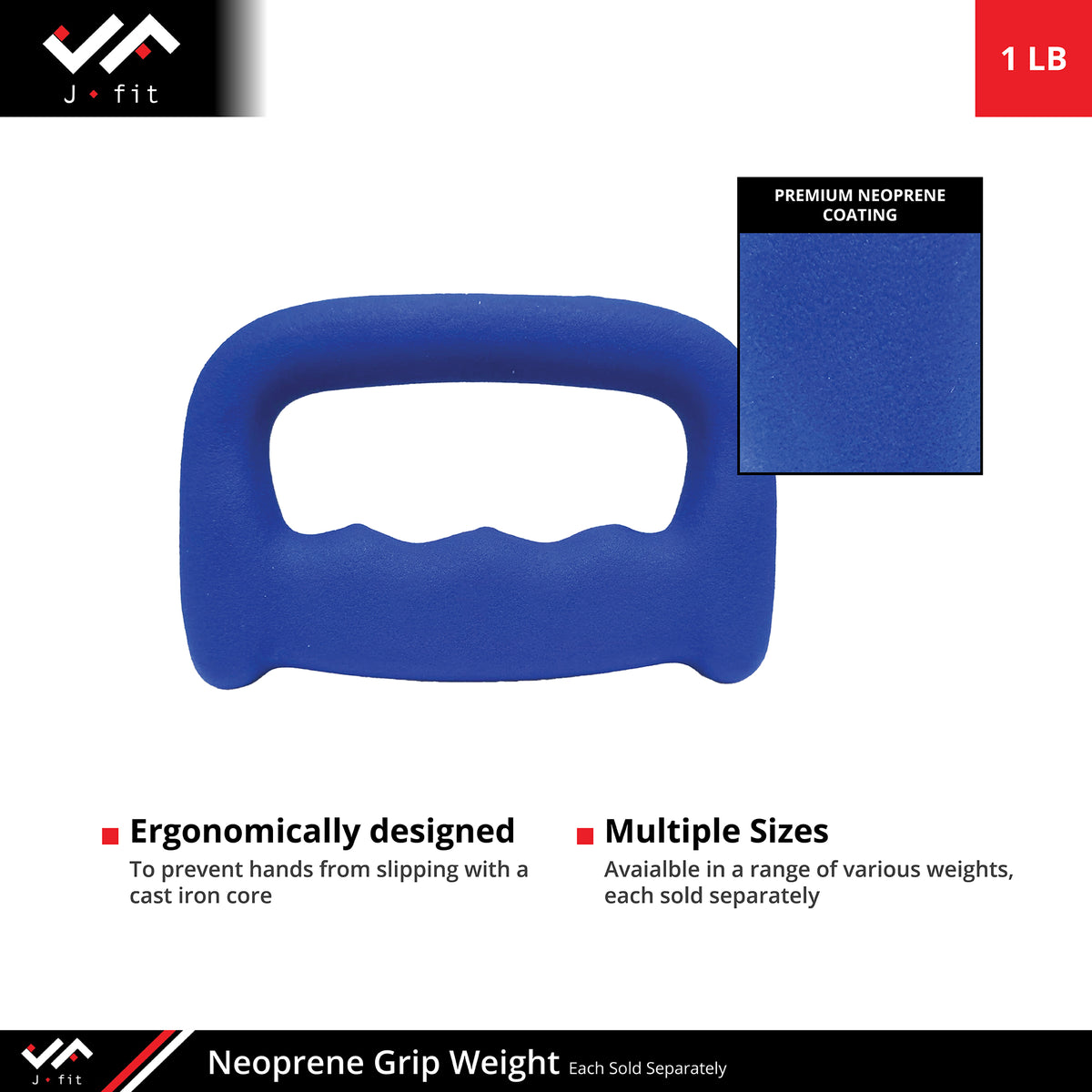 Champion Sports JFIT Neoprene Grip Weight