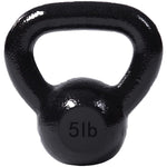 Champion Sports JFIT Cast Iron Kettlebell - 5 lb