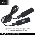 Champion Sports JFIT Black Speed Jump Rope