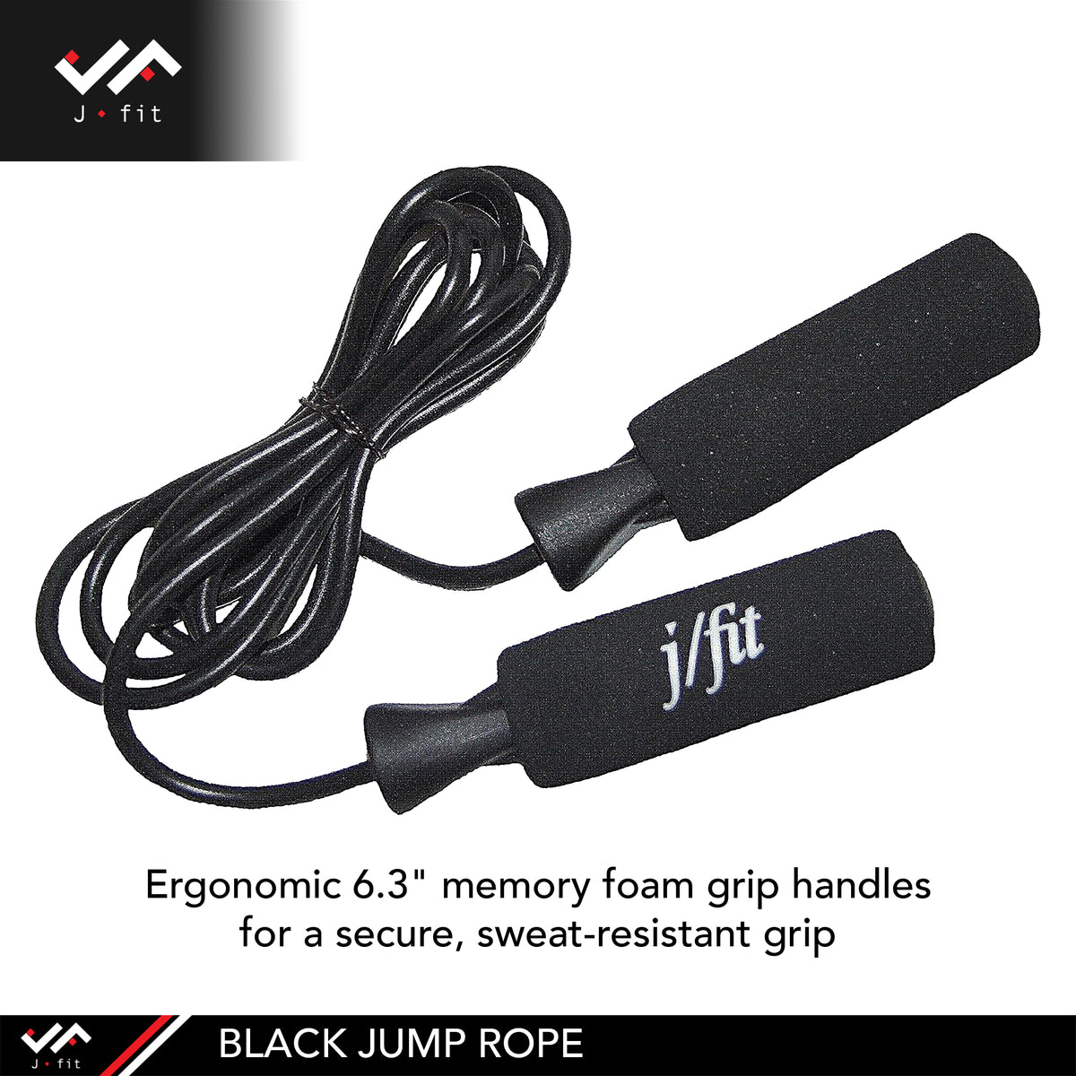 Champion Sports JFIT Black Speed Jump Rope