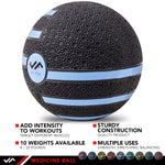 Champion Sports JFIT Medicine Ball with Dual Texture