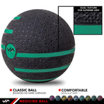 Champion Sports JFIT Medicine Ball with Dual Texture