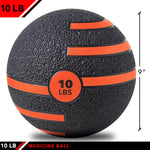 Champion Sports JFIT Medicine Ball with Dual Texture - 10 lb