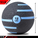 Champion Sports JFIT Medicine Ball with Dual Texture - 12 lb