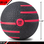 Champion Sports JFIT Medicine Ball with Dual Texture - 20 lb