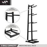 Champion Sports JFIT 5-Tier Medicine Ball Rack