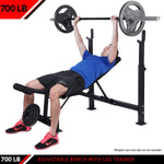 Champion Sports JFIT Olympic Weight Bench with Leg Developer
