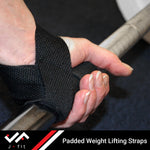 Champion Sports JFIT Padded Lifting Straps - Pair