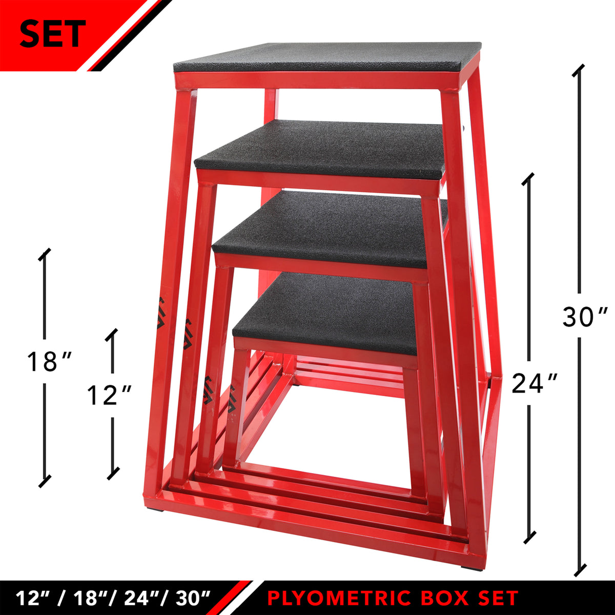 Champion Sports JFIT Plyo (Plyometric) Box