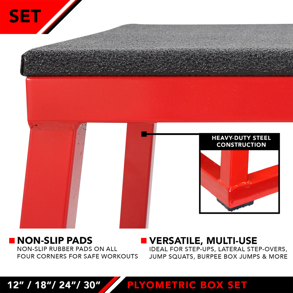 Champion Sports JFIT Plyo (Plyometric) Box