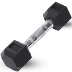 Champion Sports JFIT Rubber Hex Dumbbell - 5 lb