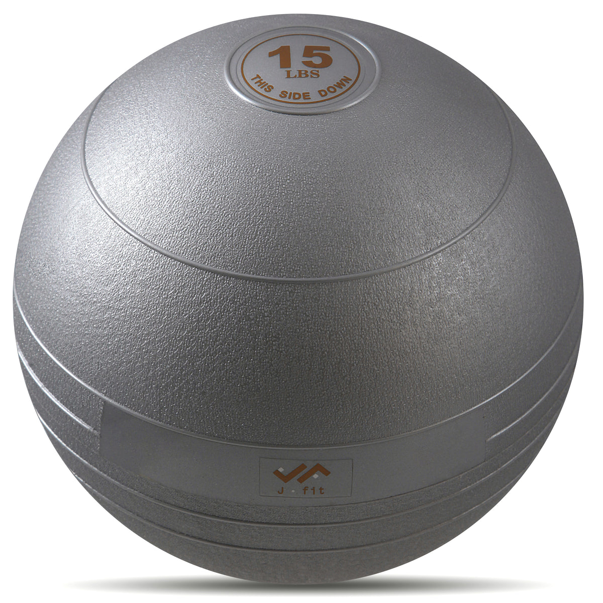 Champion Sports JFIT Slam Ball - 15 lb / Silver