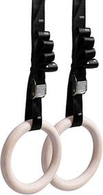 Champion Sports JFIT Wooden Gym Rings