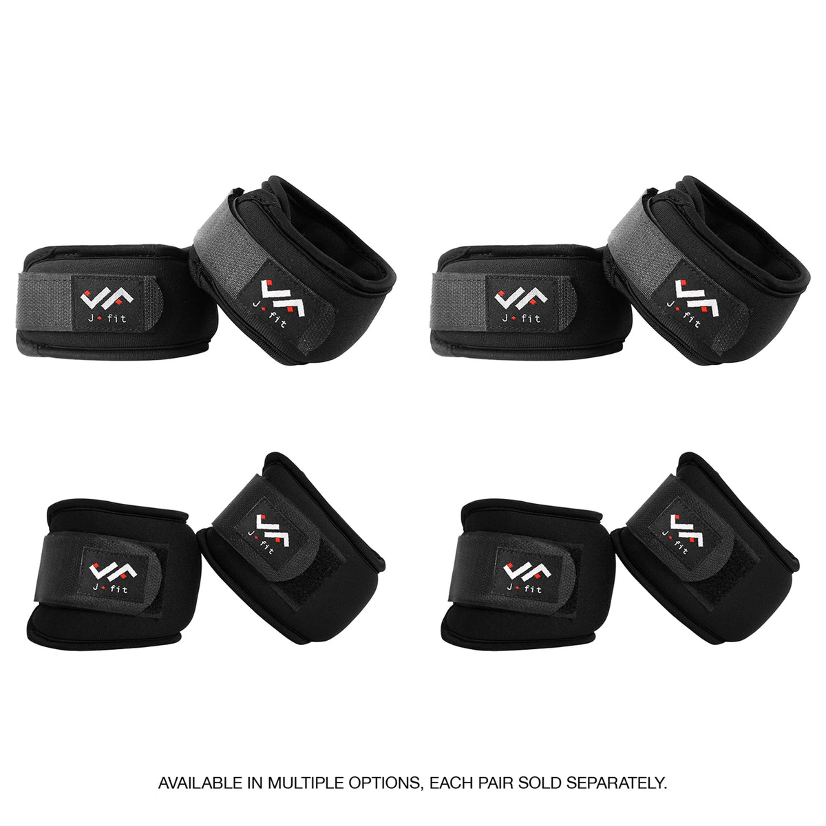 Champion Sports JFIT Adjustable Wrist Weights - Pair