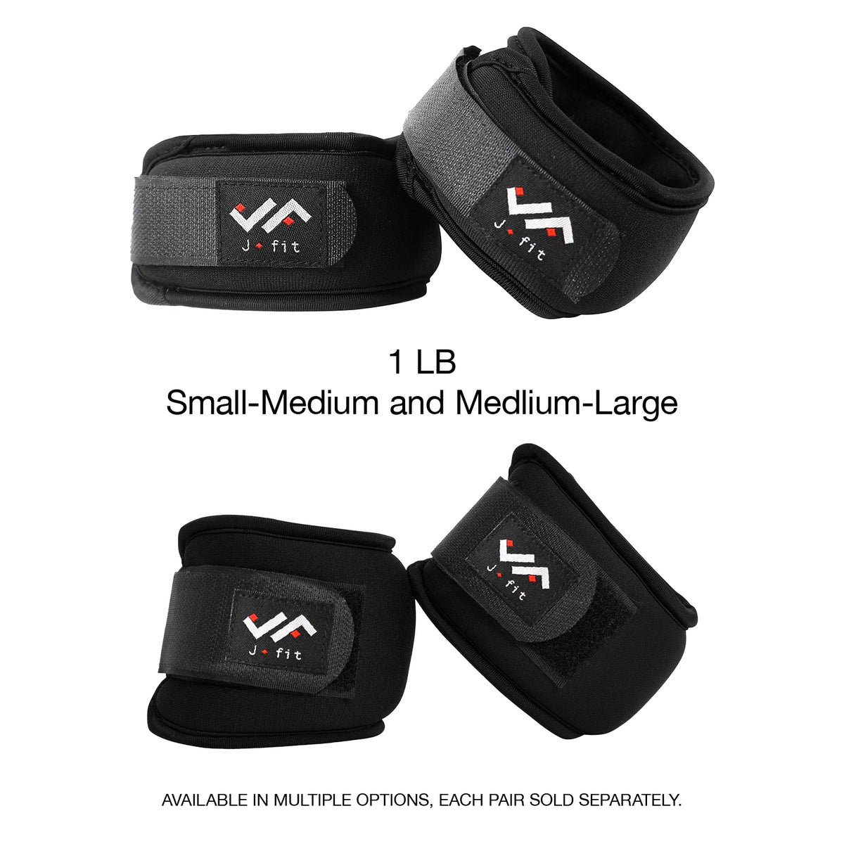 Champion Sports JFIT Adjustable Wrist Weights - Pair