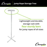 Champion Sports Jump Rope Storage Tree