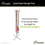 Champion Sports Jump Rope Storage Tree