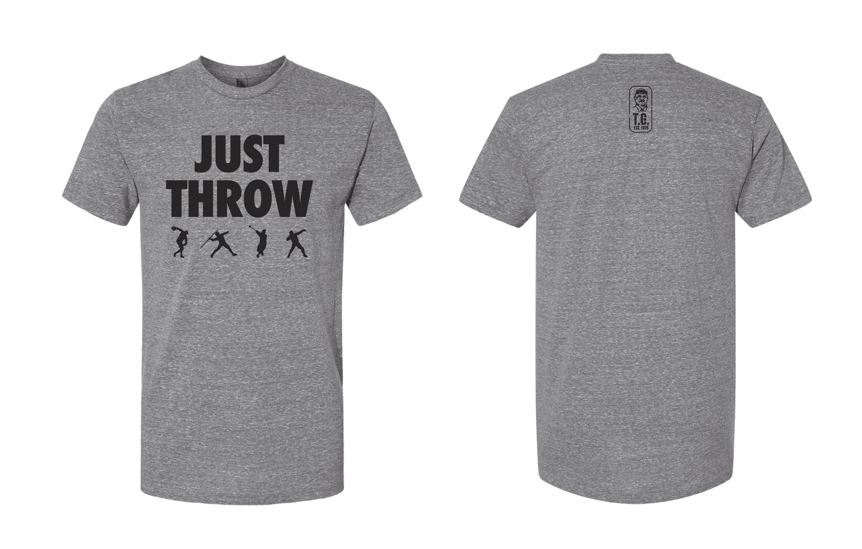 ST1 Sports Bella + Canvas Just Throw - Track Guy Foundation