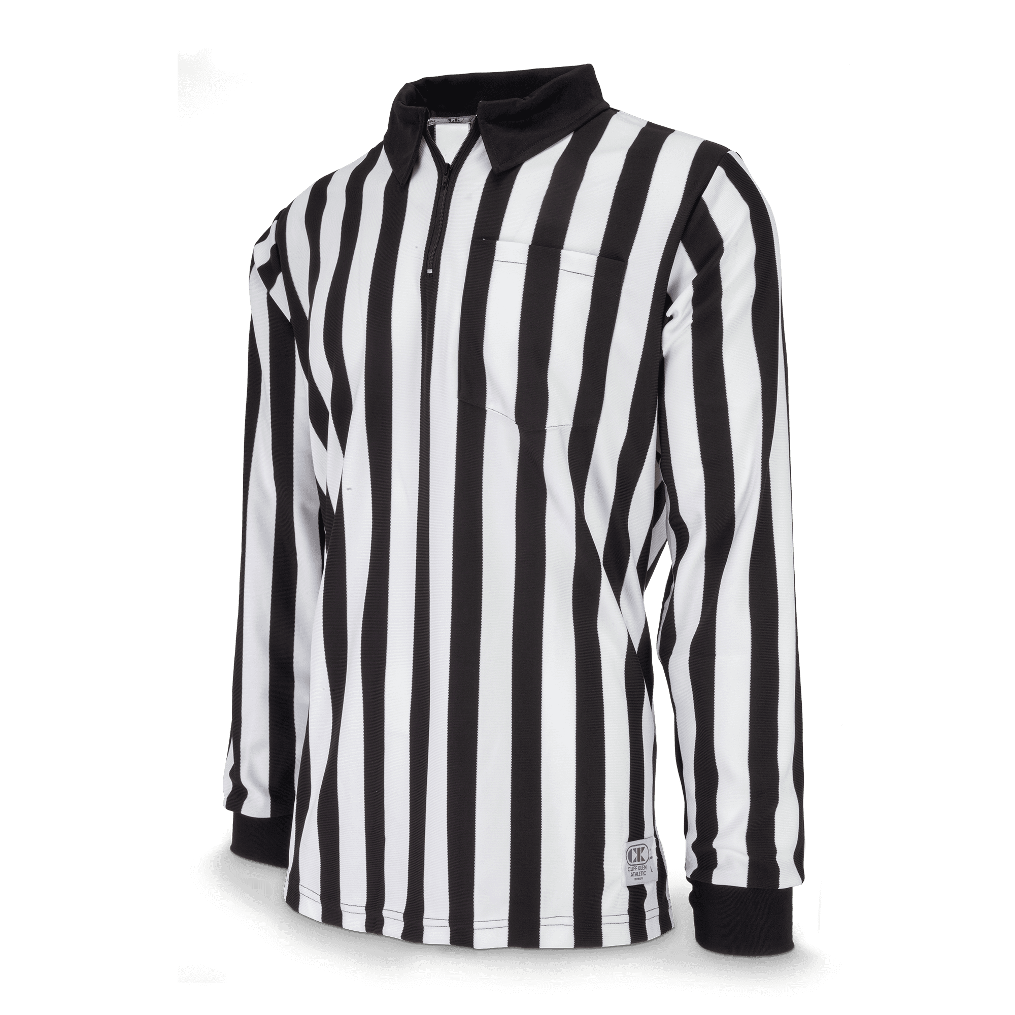 Cliff Keen Sublimated 2.25-Inch Stripe LS Football Officials Shirt