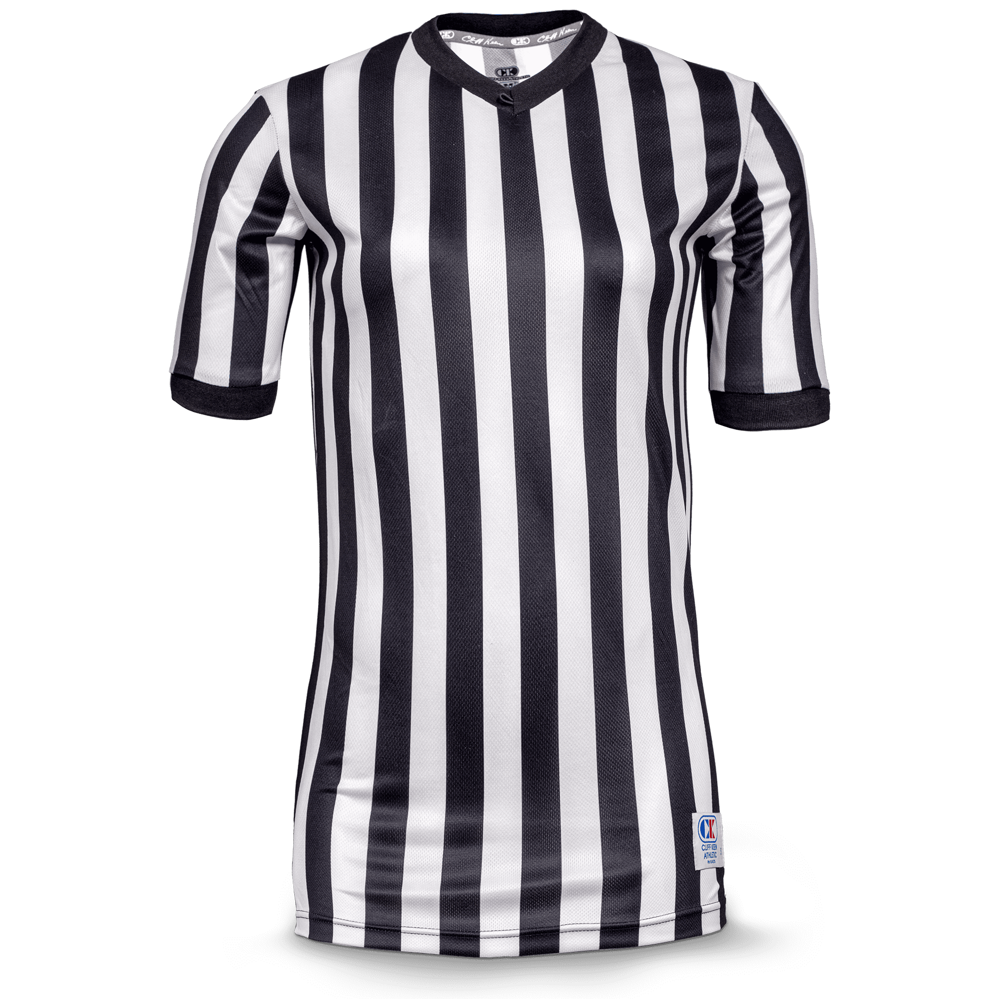 Cliff Keen Sublimated 100% Unique Women's Basketball Referee V-Neck Shirt