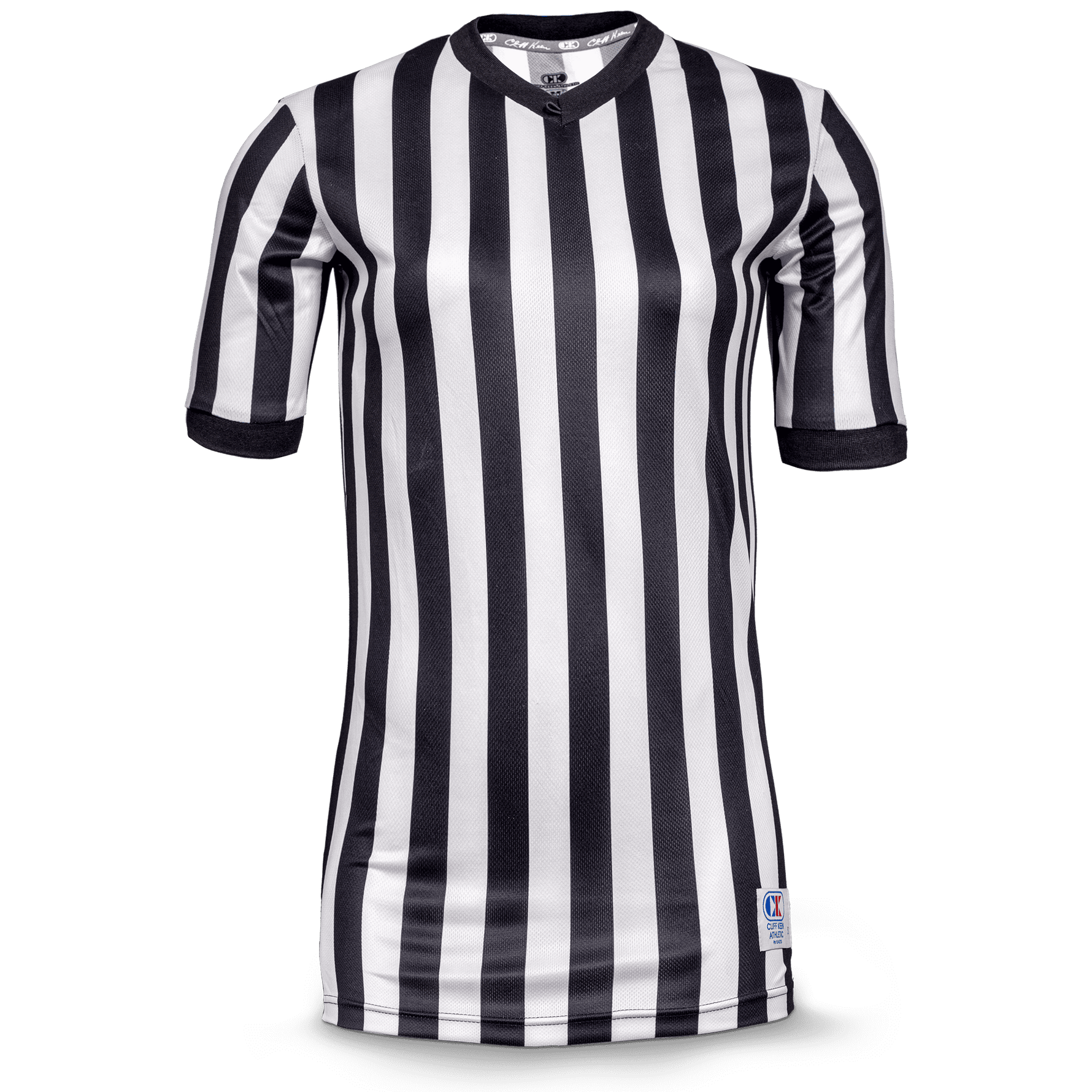 Cliff Keen Women's MXS Ultra-Mesh V-Neck Basketball Officials Shirt