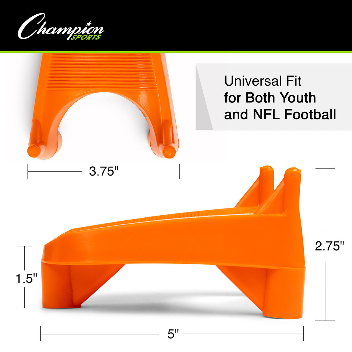 Champion Sports Rubber Kicking Tee