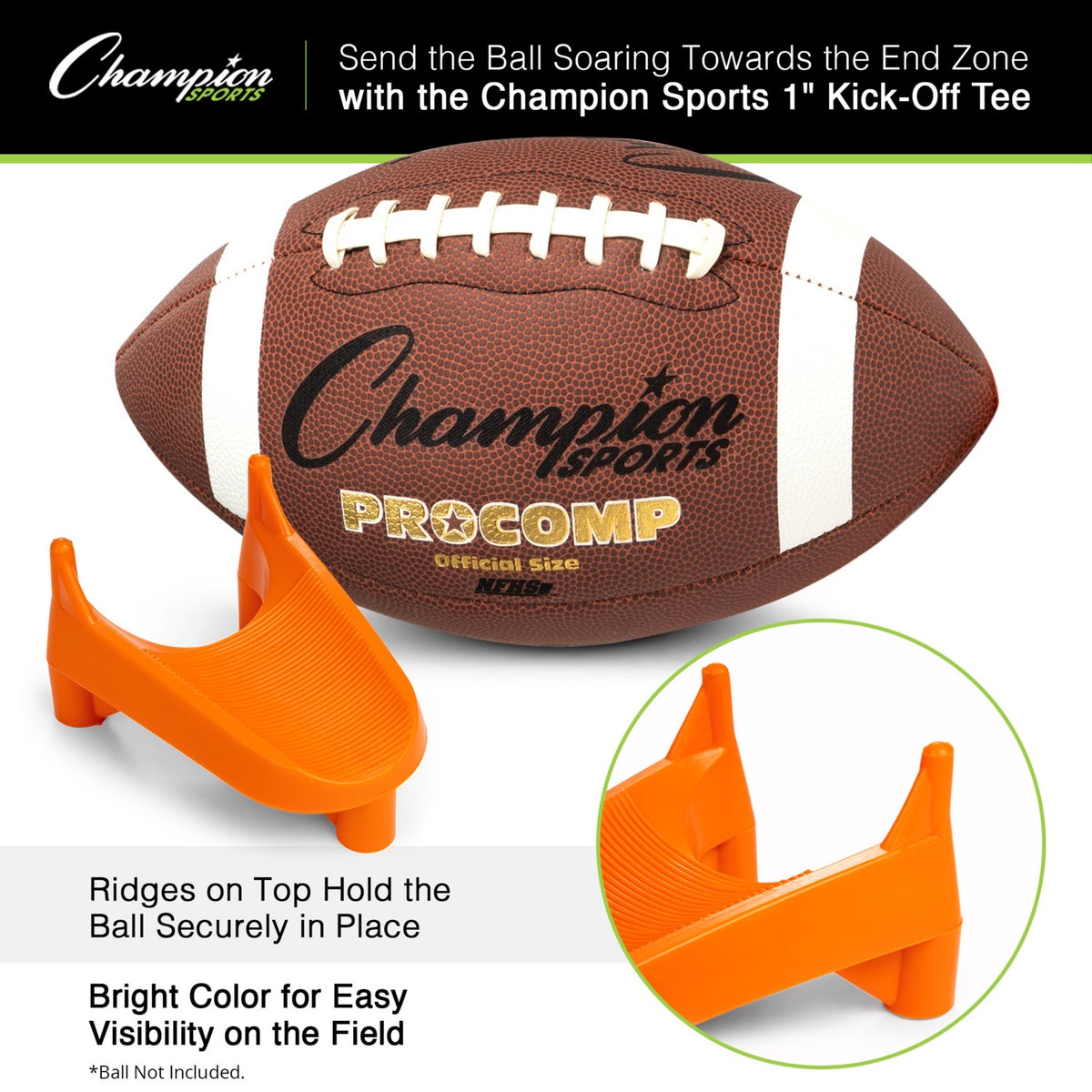 Champion Sports Rubber Kicking Tee