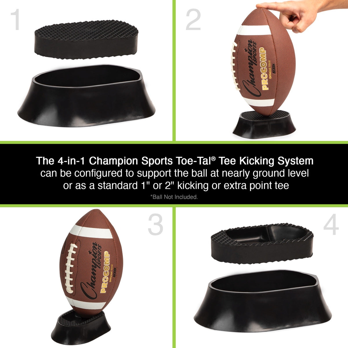 Champion Sports Toe-Tal 4-in-1 Kicking Tee