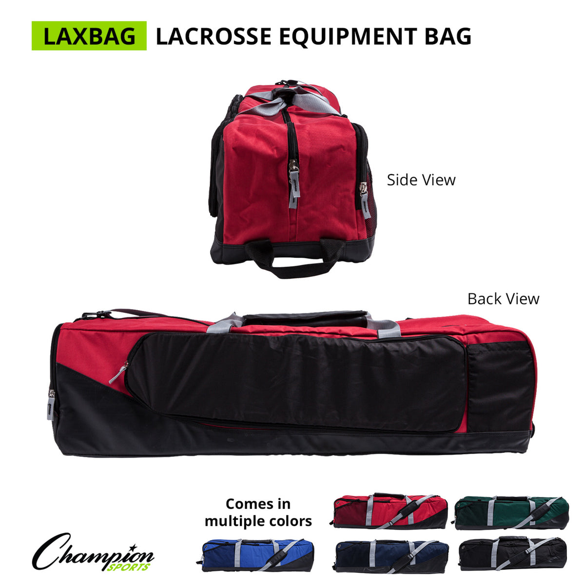 Champion Sports Lacrosse Equipment Bag