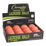 Champion Sports Low Bounce Lacrosse Ball - Dozen