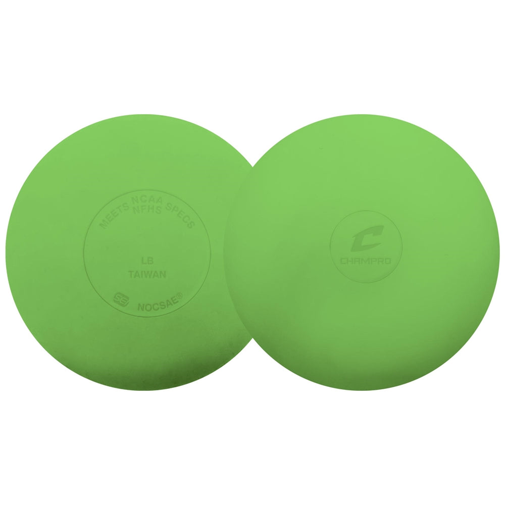 Champro NOCSAE Lacrosse Balls - Lime Green