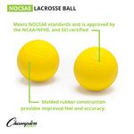 Champion Sports Lacrosse Ball Bucket - 36 Balls