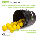 Champion Sports Lacrosse Ball Bucket - 36 Balls