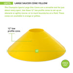 Champion Sports Large Saucer Cone - 12"
