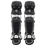 Champion Sports Double Knee Baseball Shin Guards with Wings - 13" L (Ages 9–12)