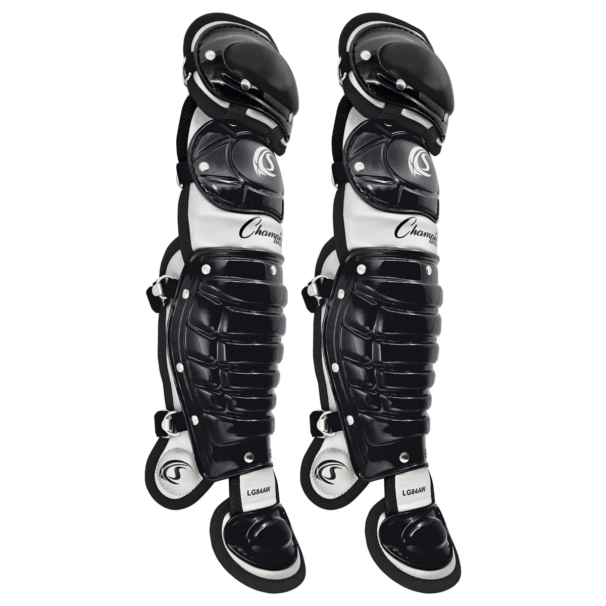Champion Sports Double Knee Baseball Shin Guards with Wings