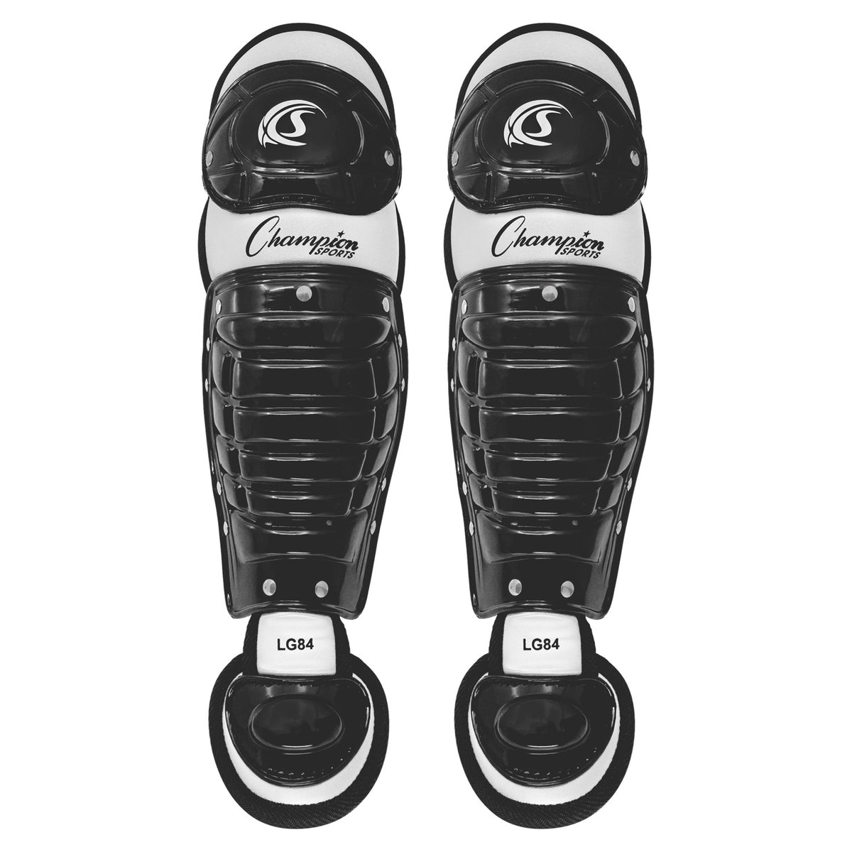 Champion Sports Single Knee Baseball Shin Guards - 11" L (Ages 7–9)