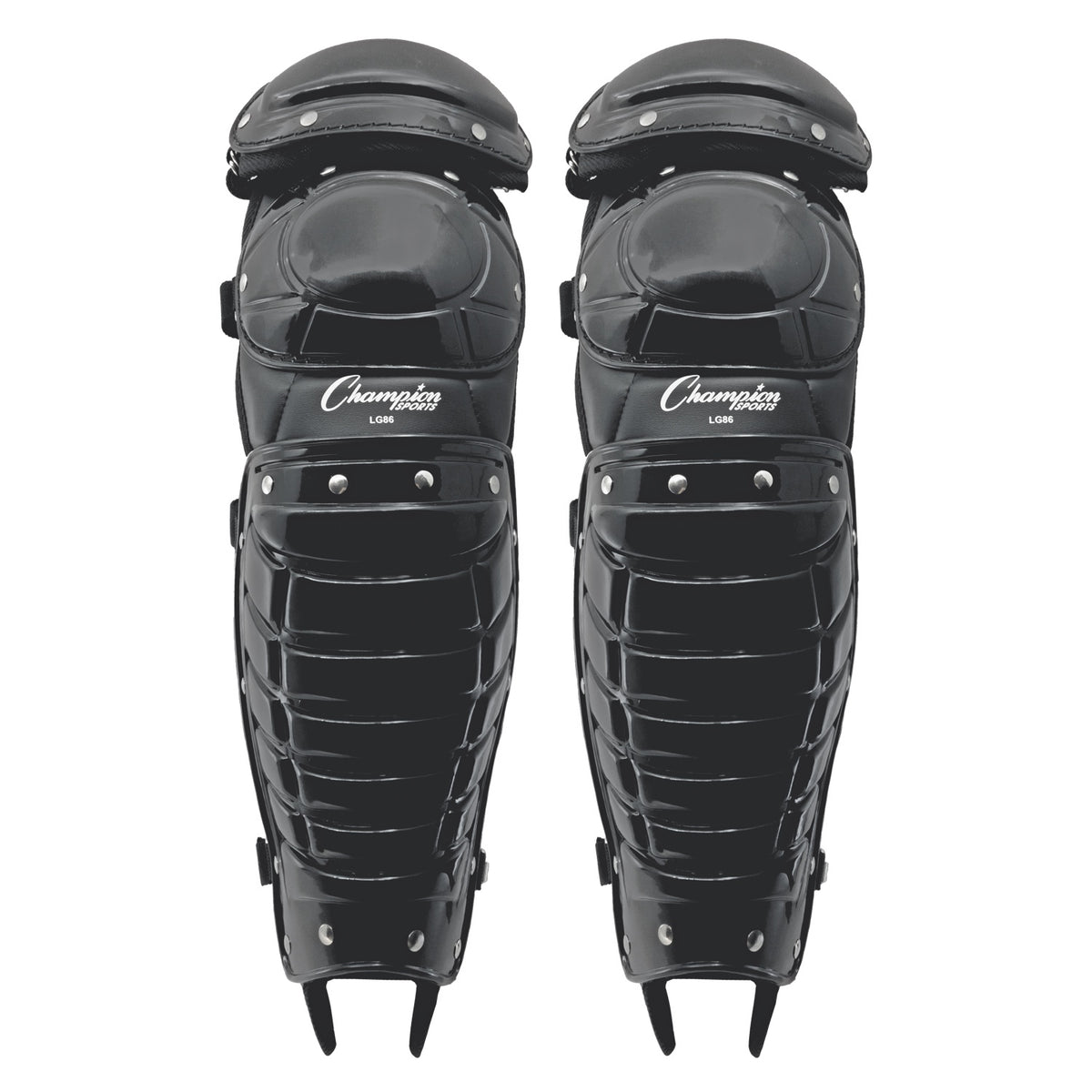 Champion Sports Double Knee Umpire Leg Guards with Wings