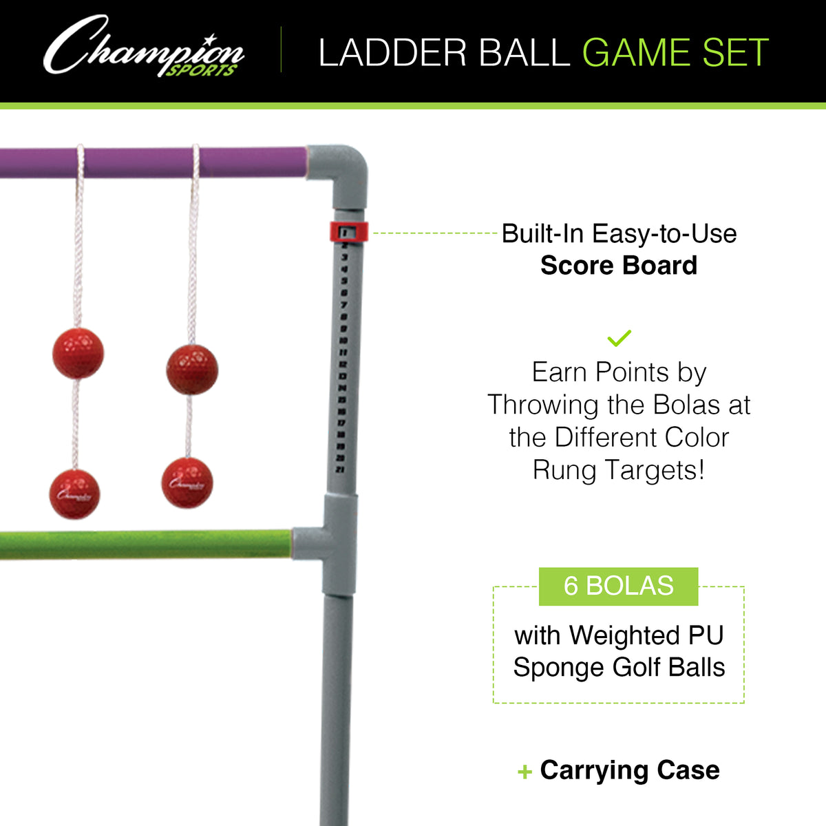 Champion Sports Ladder Ball Game Set