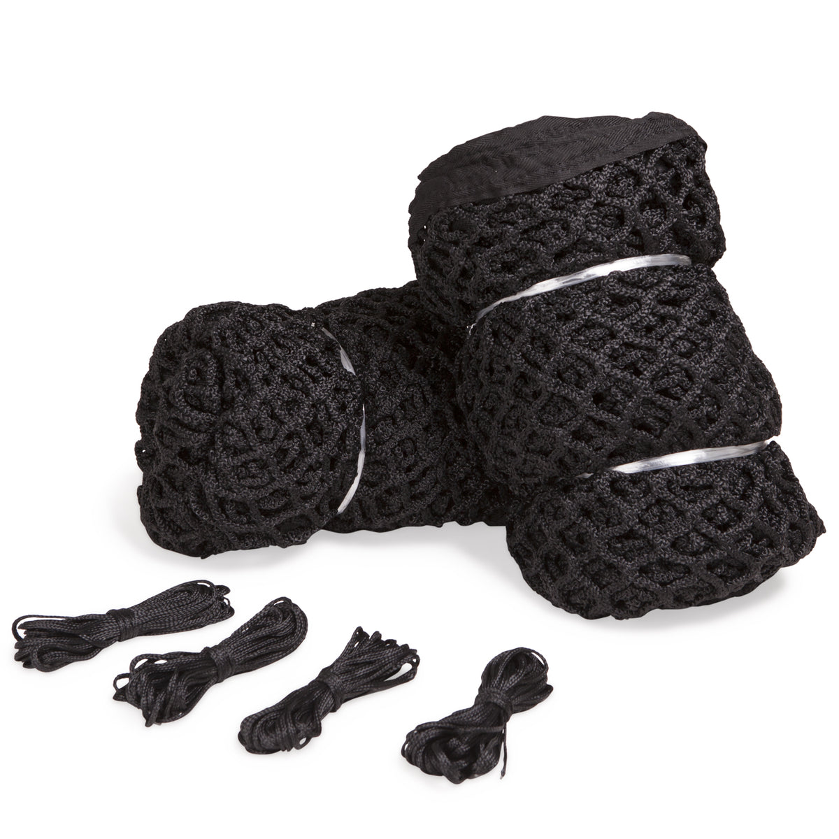 Champion Sports Lacrosse Net Pair - 6 mm Knotless Weather-Treated